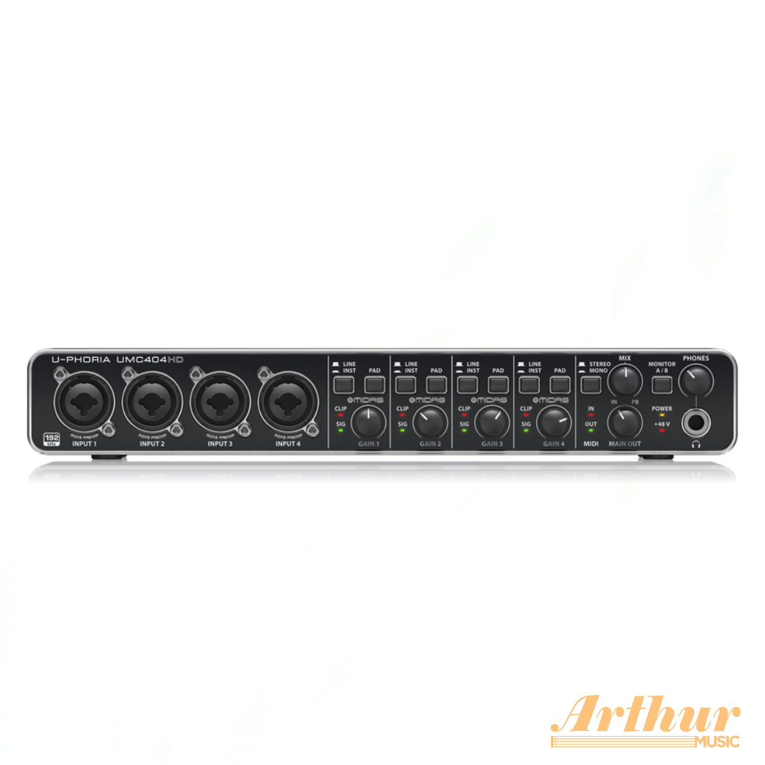 Behringer UMC 404HD « Interfaces de Audio « Audio & Grabacion « arthurmusic.cl Catálogo